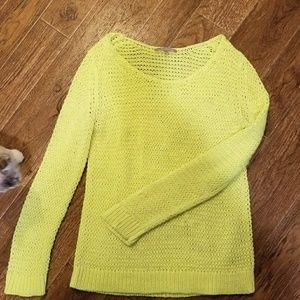 Gap Neon yellow knitted sweater